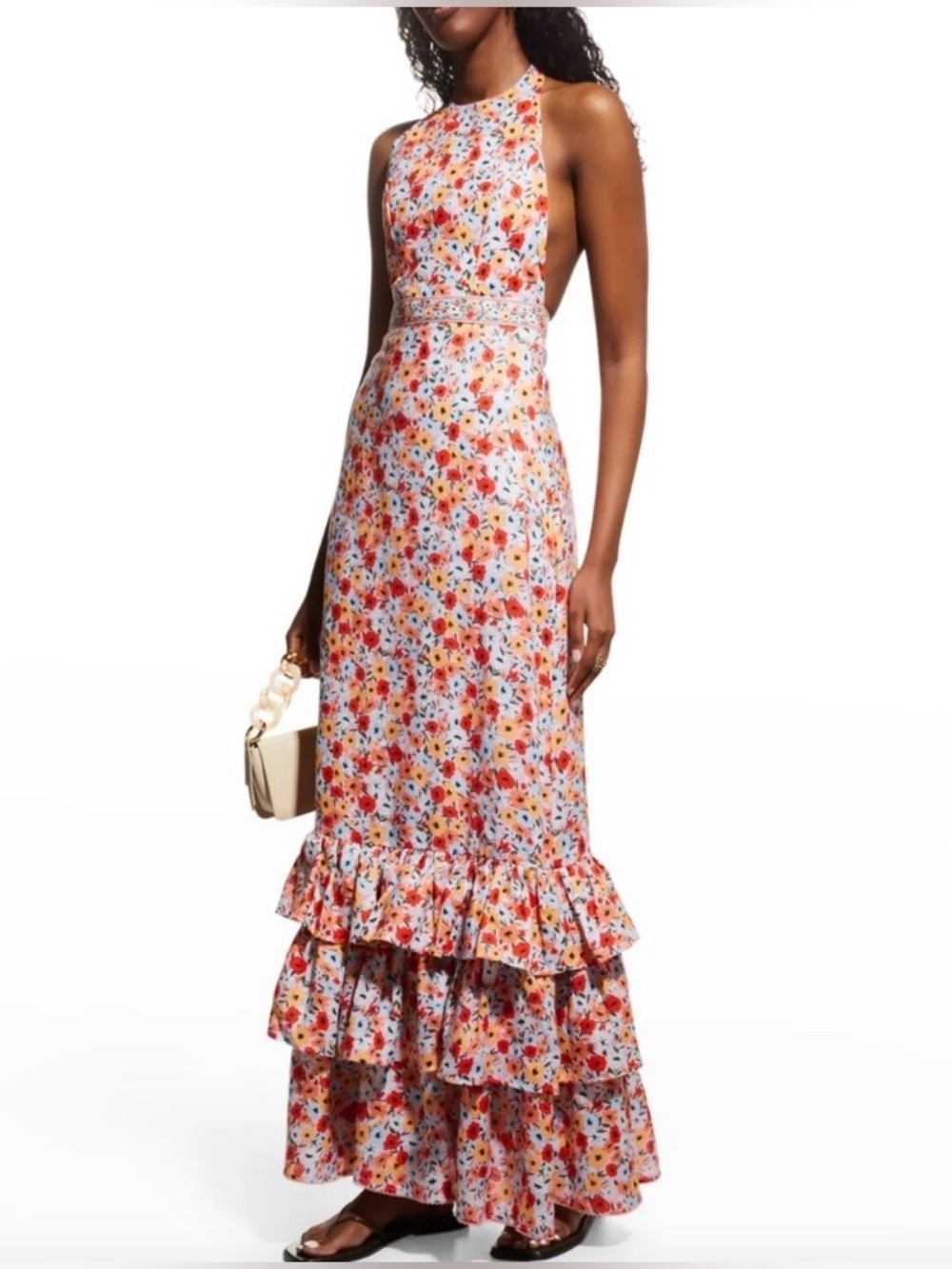 Agua by Agua Bendita MAGNOLIA LA FANIA ATARDECER MAXI DRESS - Small